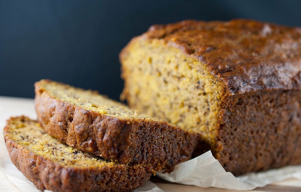 pumpkin banana loaf